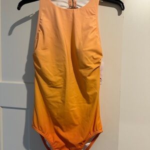 Orange/Pink One Piece Swimsuit